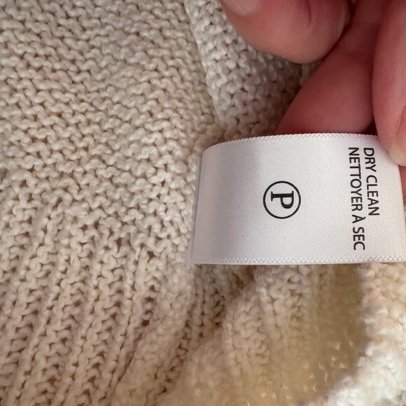 Brochu Walker "Sasha" Cotton Merino V Neck Sweater Size Small - Picture 8 of 9